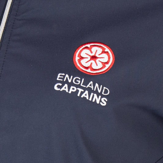 England Captains Womens FJ Full Zip Midlayer. Navy