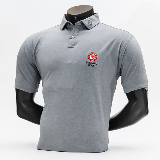 England Golf FJ ProDry Polo. Grey