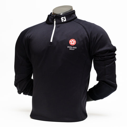England Golf FJ 1/4 Zip Performance Pullover. Black