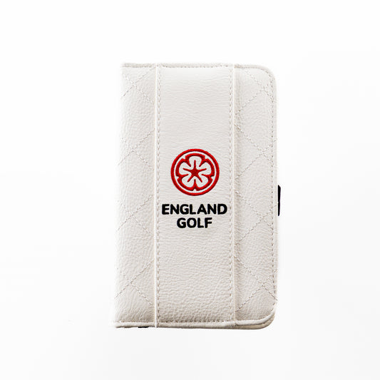 England Golf Scorecard Holder – White