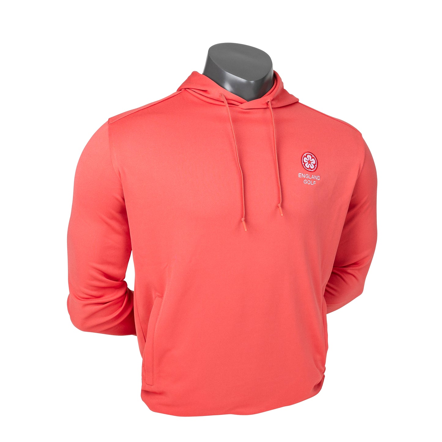 England Golf FJ Lightweight Hoodie, Red