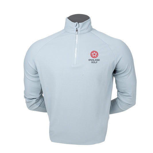 England Golf FJ 1/4 Zip Wordmark Chill-Out, Grey