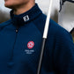 England Golf FJ 1/4 Zip Performance Pullover Jacquard. Navy