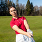 England Golf Womens FJ Performance Polo - Red