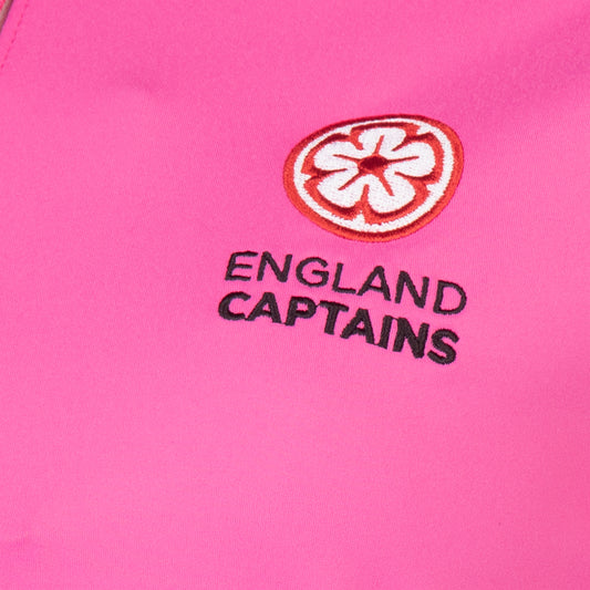 England Captains Womens FJ 1/2 Zip Midlayer. Pink