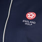 England Golf Womens FJ Full Zip Vest. Navy