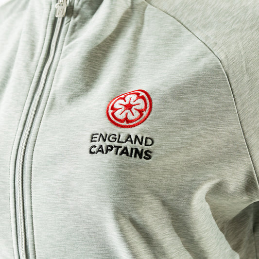 England Captains Womens Full-Zip Thermal Midlayer - Grey