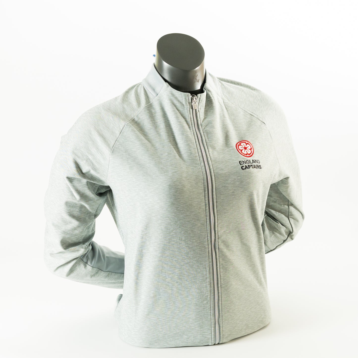 England Captains Womens Full-Zip Thermal Midlayer - Grey