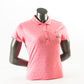 England Captains Womens Painted Floral Polo. Pink
