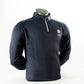 England Captains FJ 1/4 Zip Performance Pullover. Navy