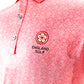 England Golf FJ ProDry Polo. Floral Lisle. Pink