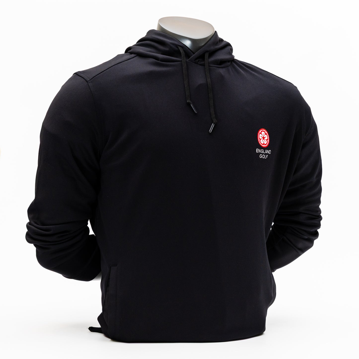 England Golf FJ Lightweight Hoodie. Black