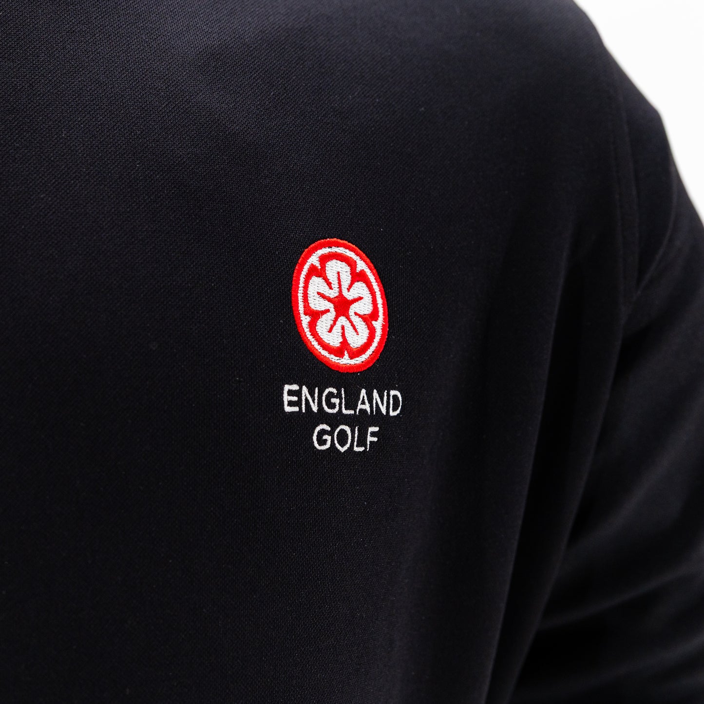 England Golf FJ Lightweight Hoodie. Black
