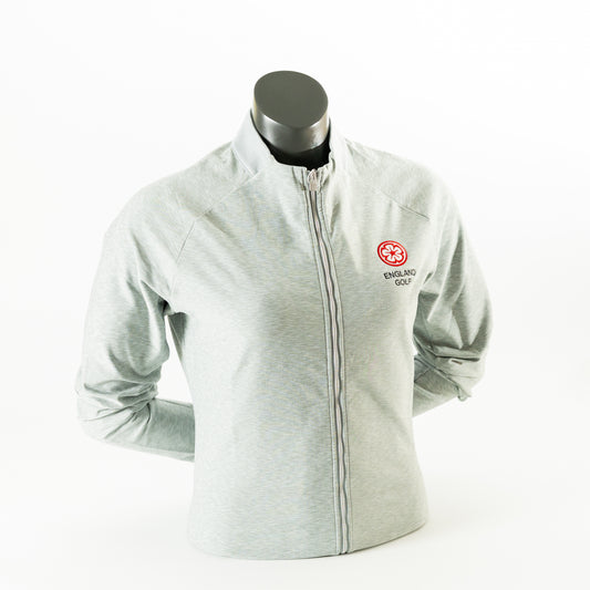 England Golf Womens Full-Zip Thermal Midlayer - Grey