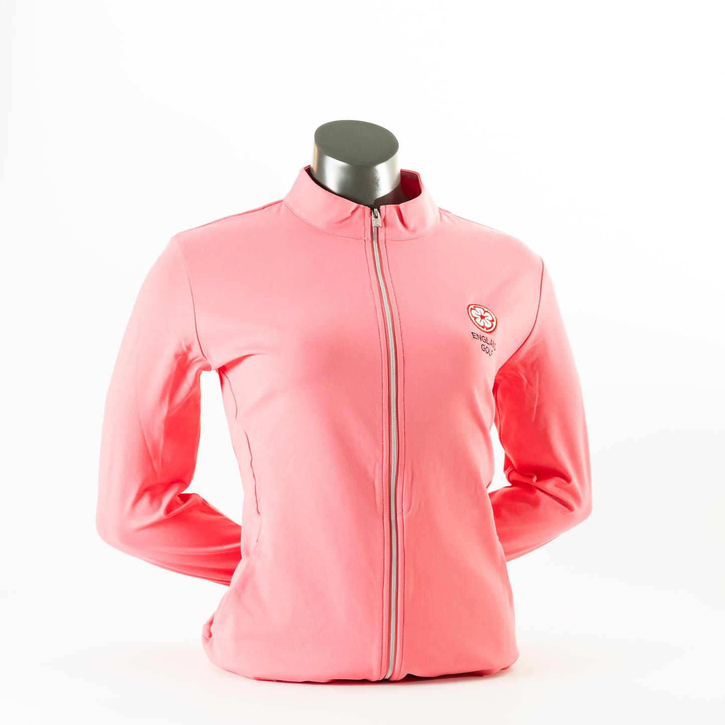 England Golf Womens Full-Zip Performance Midlayer - Pink