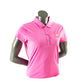 England Golf Womens Cap Sleeve Polo - Hot Pink