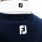 England Golf FJ Wool Blend V-Neck Pullover. Navy