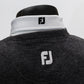 England Golf FJ Wool Blend V-Neck Pullover. Heather Charcoal
