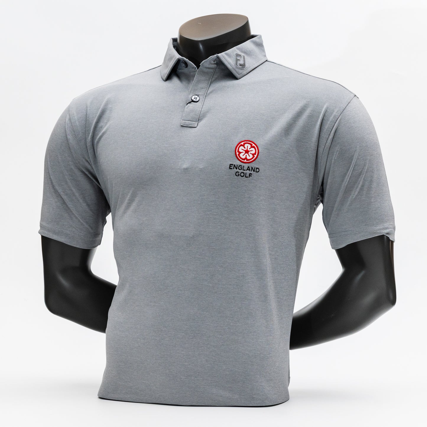 England Golf FJ ProDry Polo. Grey
