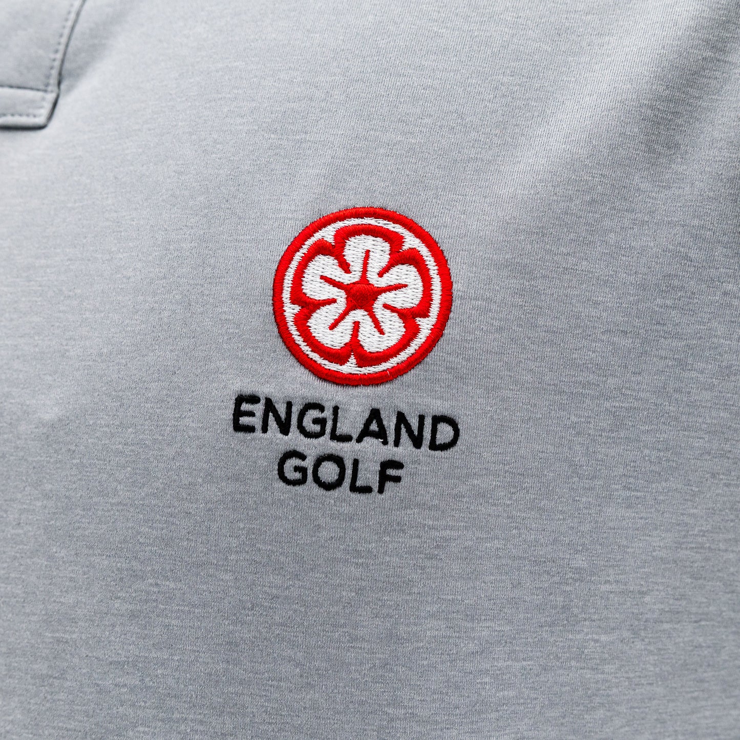 England Golf FJ ProDry Polo. Grey