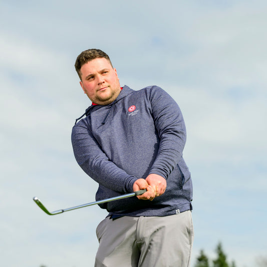 England Golf FJ Lightweight Hoodie. Navy
