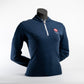 England Golf FJ Women's 1/4 Zip Blade Collar Midlayer, Navy