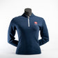 England Golf FJ Women's 1/4 Zip Blade Collar Midlayer, Navy