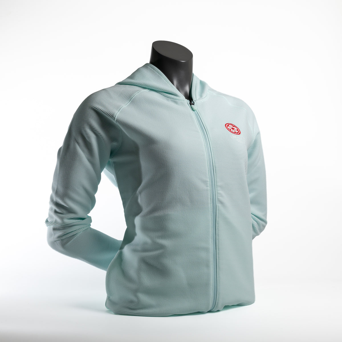 England Golf FJ Women's Full-Zip Hoodie, Glacial Blue