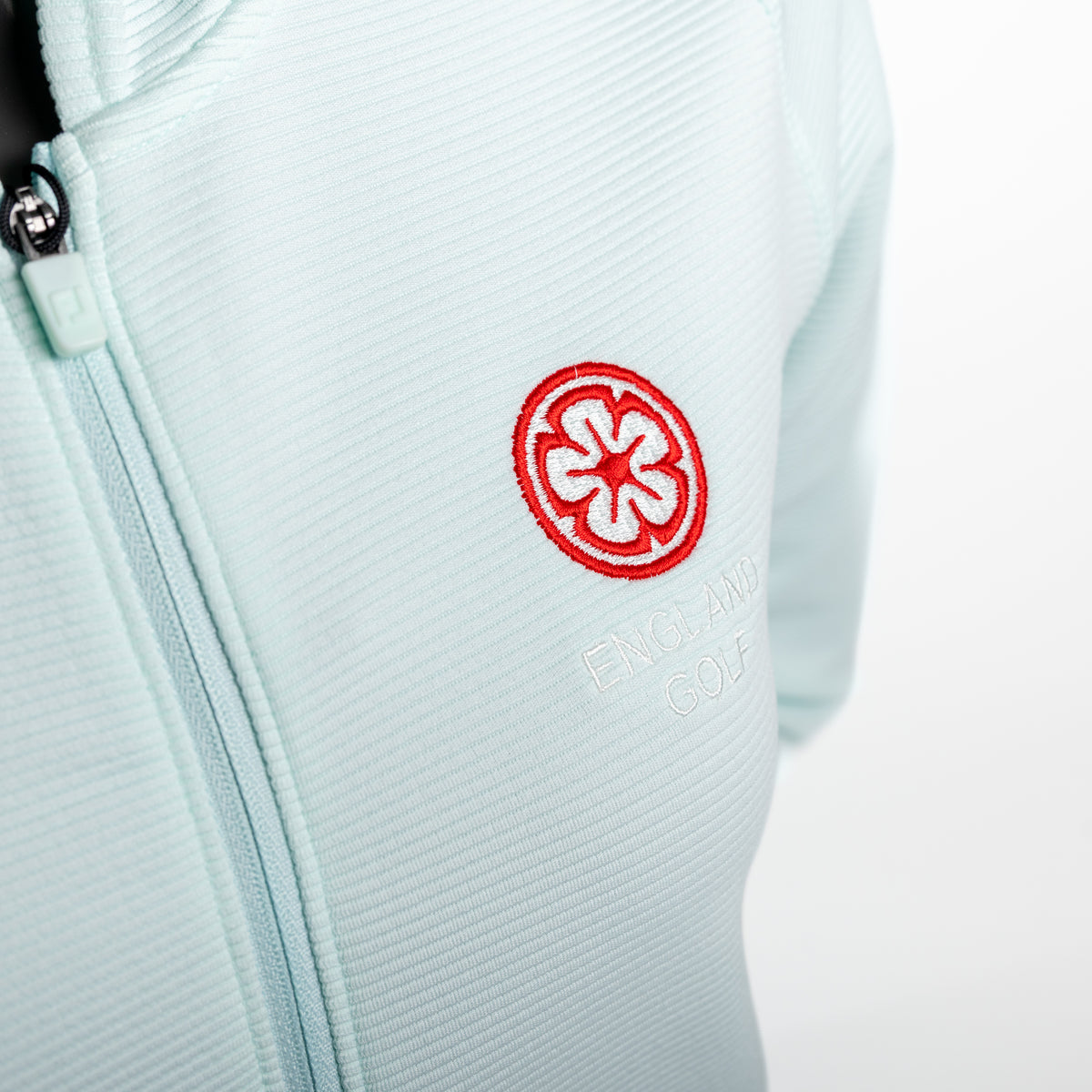 England Golf FJ Women's Full-Zip Hoodie, Glacial Blue