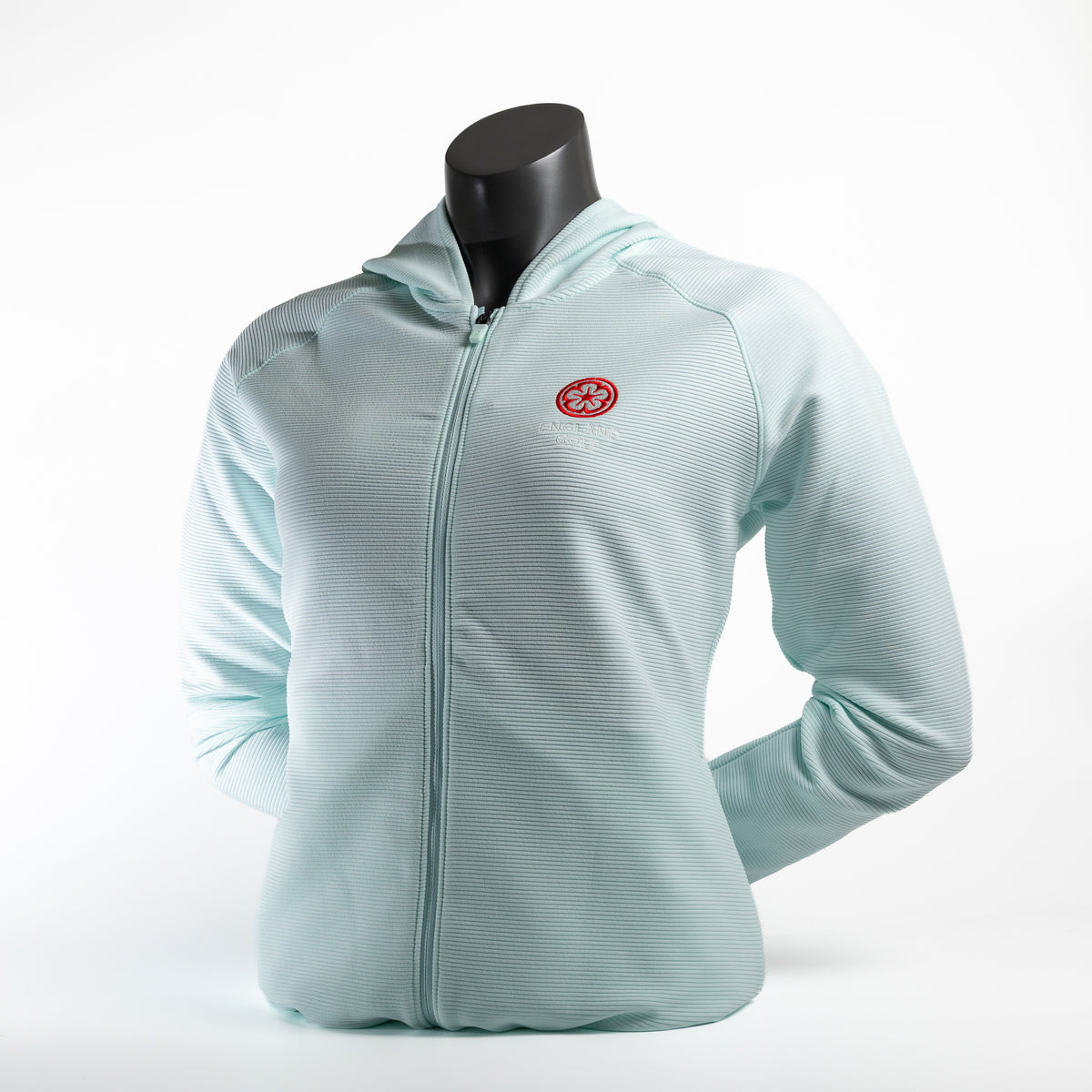 England Golf FJ Women's Full-Zip Hoodie, Glacial Blue