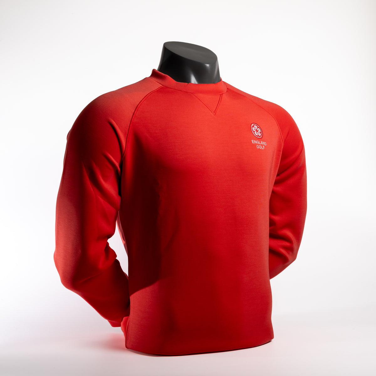 England Golf FJ Crew Neck Sweatshirt, Red