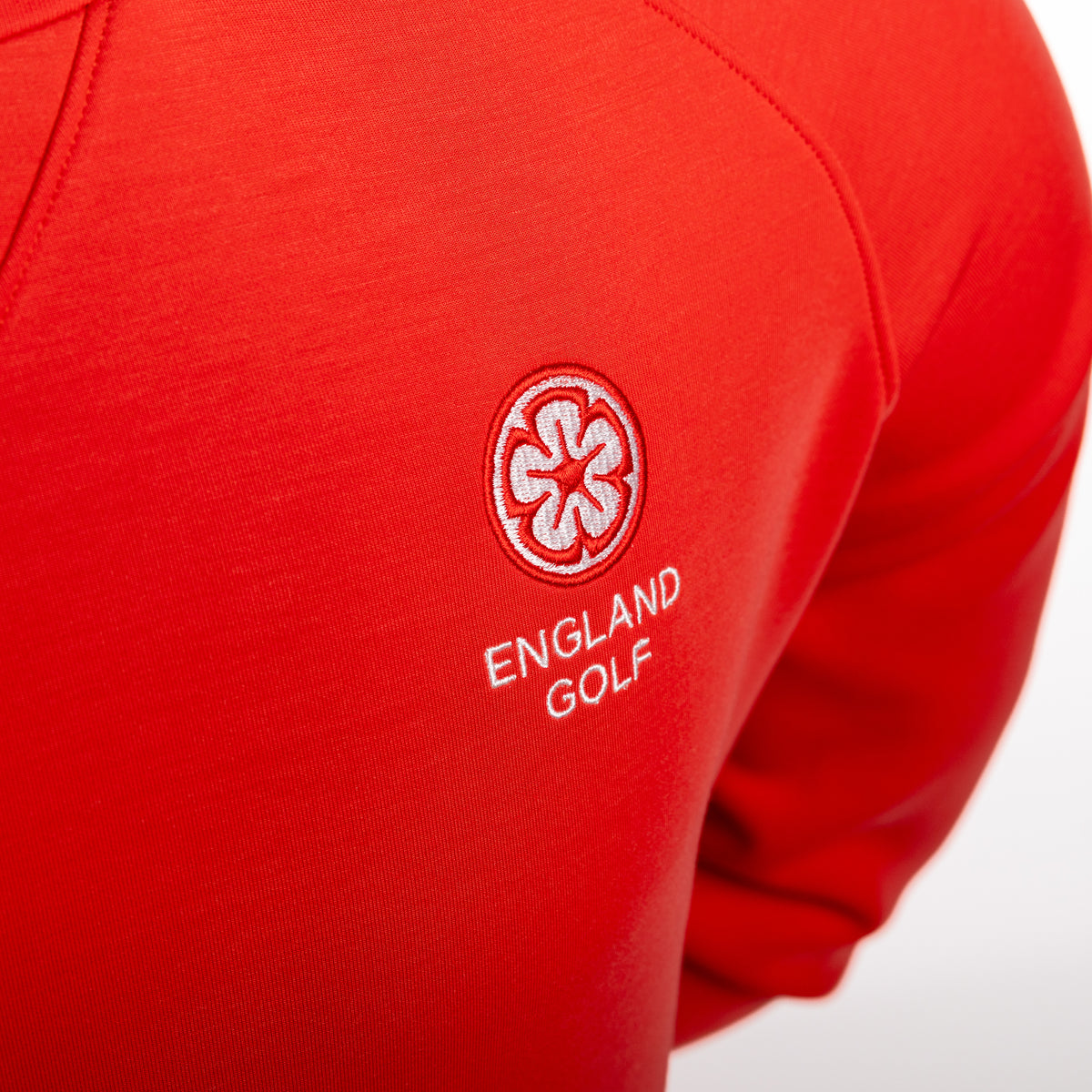 England Golf FJ Crew Neck Sweatshirt, Red