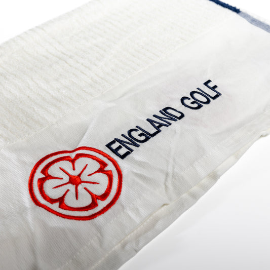 England Golf Vibe Towel – White