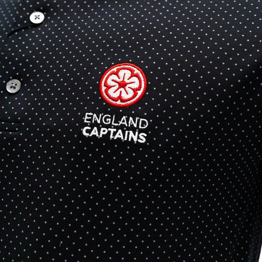 England Captains FJ ProDry Polo. Black
