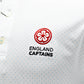 England Captains FJ ProDry Polo. White / Light Blue