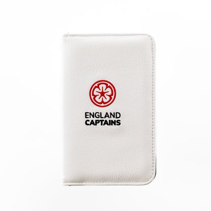 England Captains Scorecard Holder – White