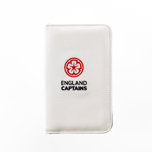 England Captains Scorecard Holder – White