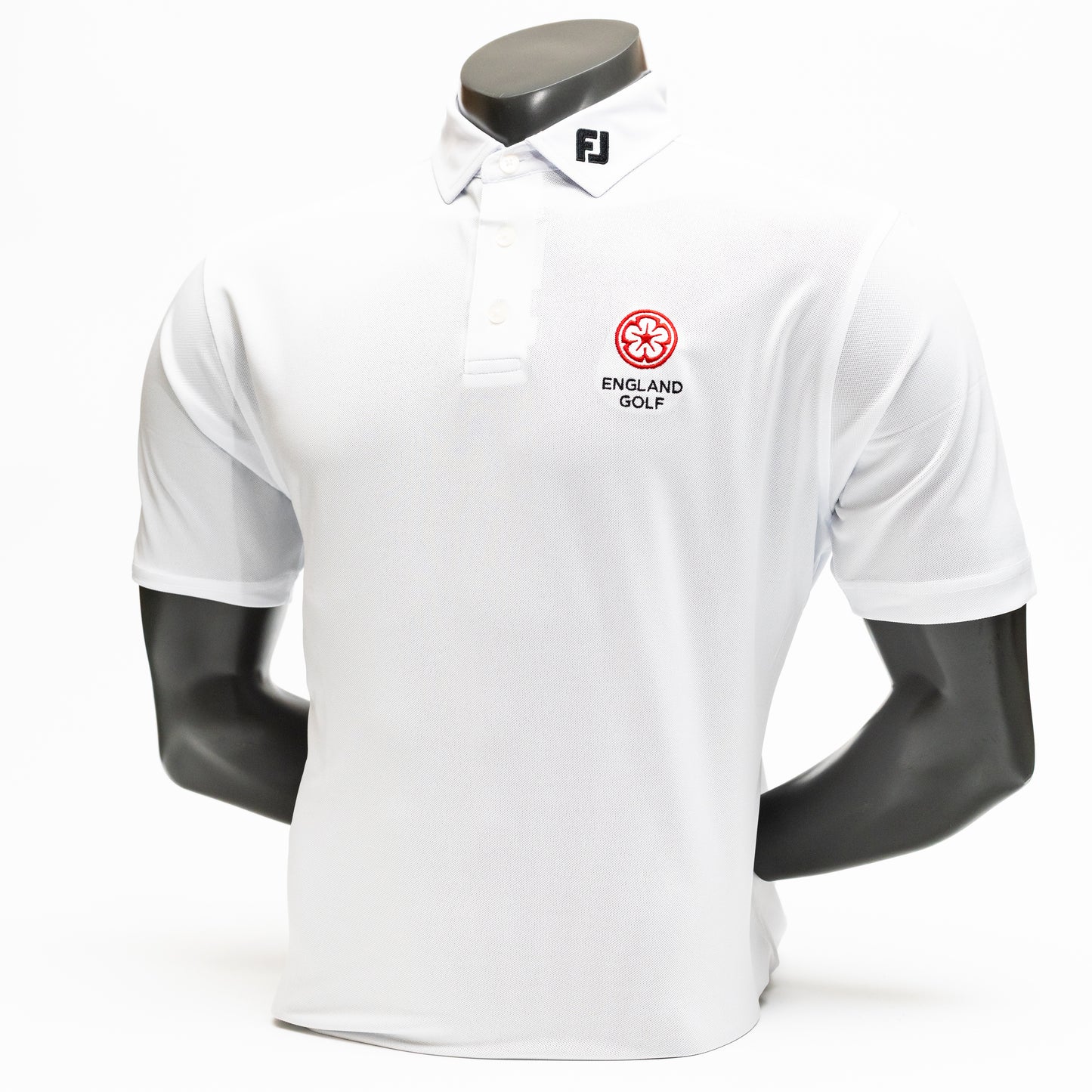 England Golf FJ Performance Polo. White