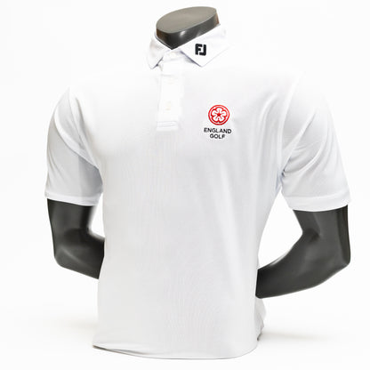 England Golf FJ Performance Polo. White