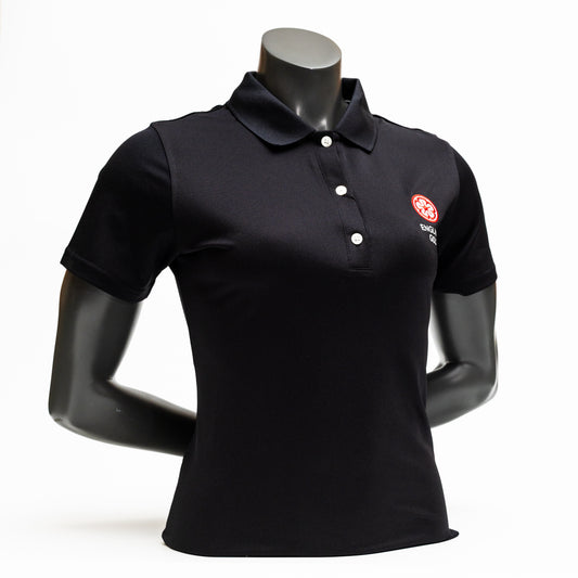 England Golf Womens FJ Performance Polo - Black