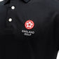 England Golf FJ Performance Polo. Black