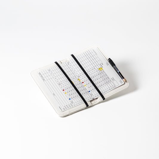 England Golf Scorecard Holder – White