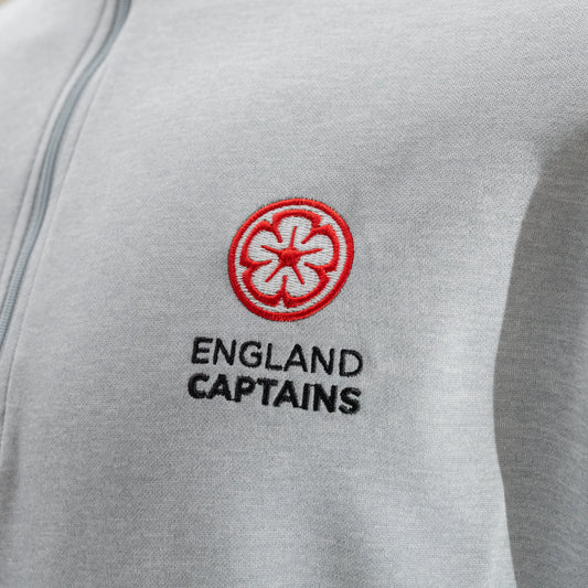 England Captains FJ 1/4 Zip Tonal Pullover Chill-Out. Grey
