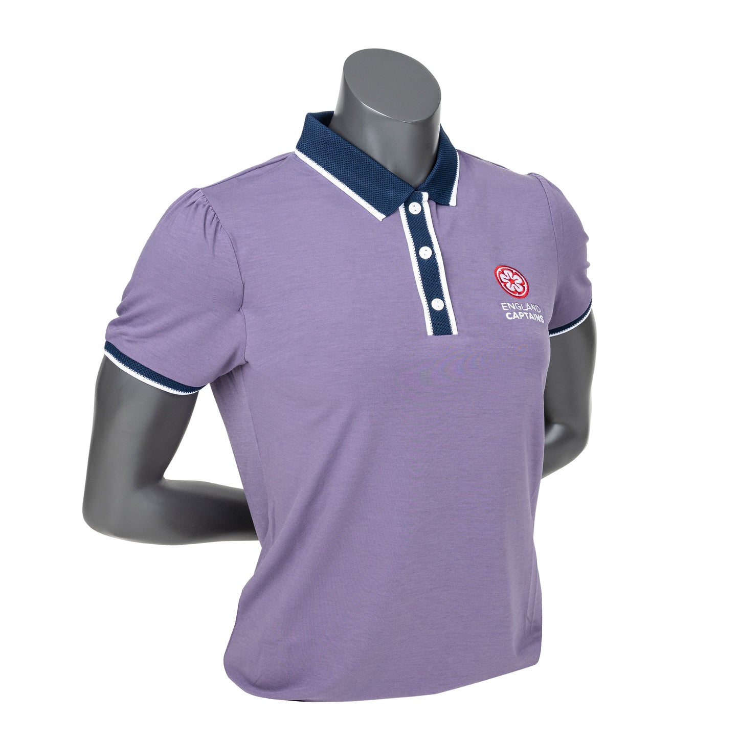 England Captains FJ Women's Cap Sleeve Polo, Violet