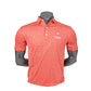 England Captains FJ Wingtip Floral Lisle Polo, Red