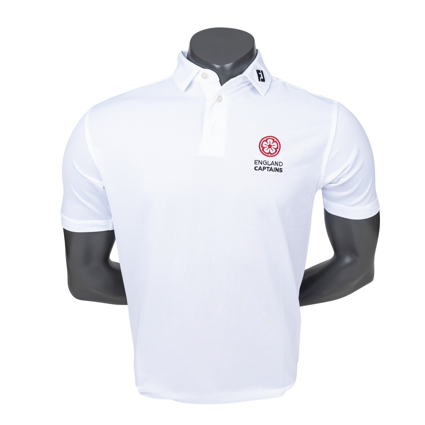 England Captains FJ Performance Polo, White