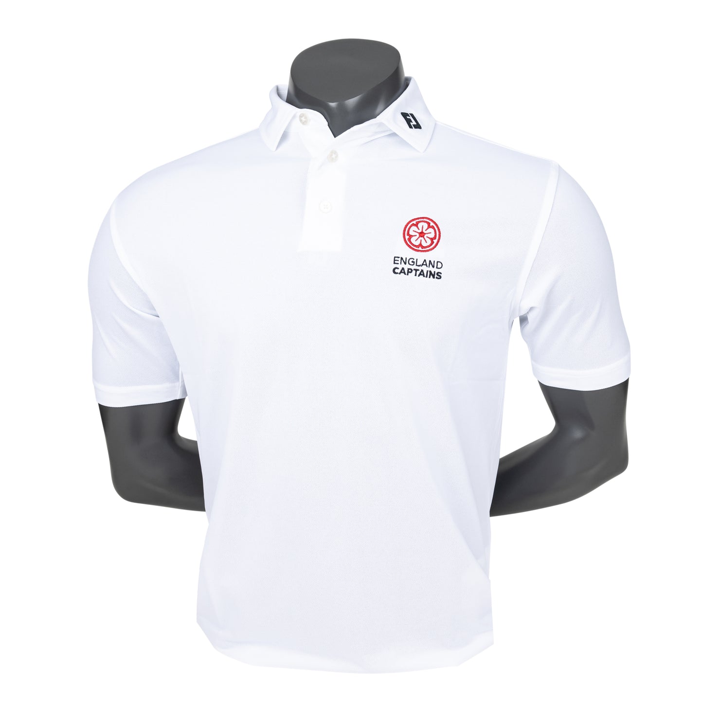 England Captains FJ Performance Polo, White