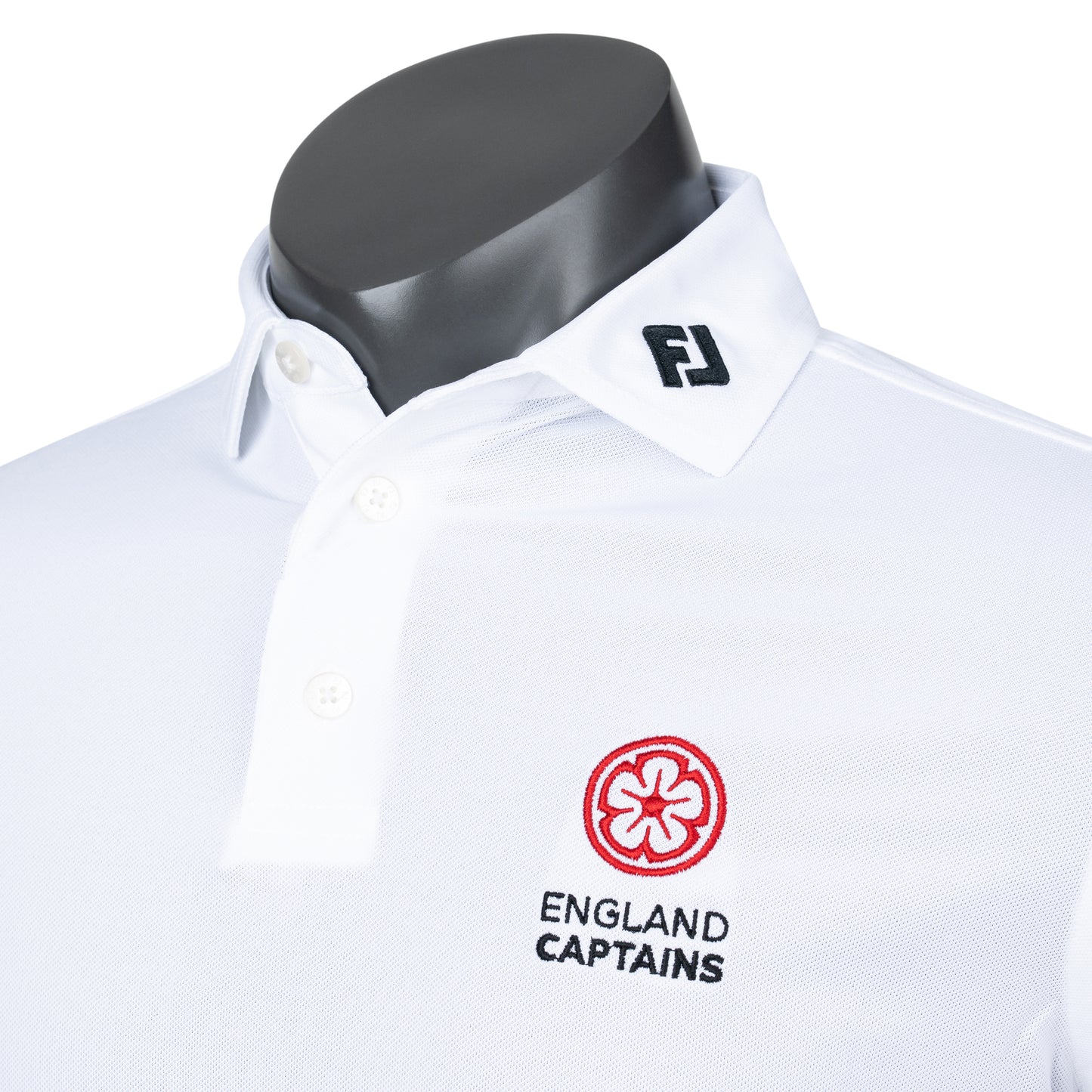 England Captains FJ Performance Polo, White