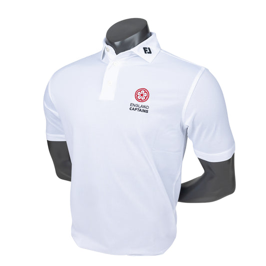 England Captains FJ Performance Polo, White