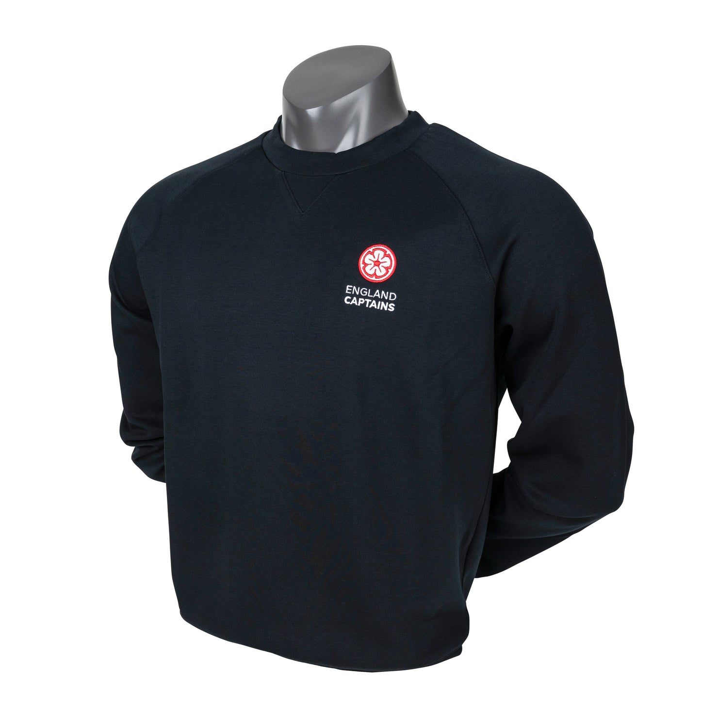 England Captains FJ Crew Neck Sweatshirt, Black